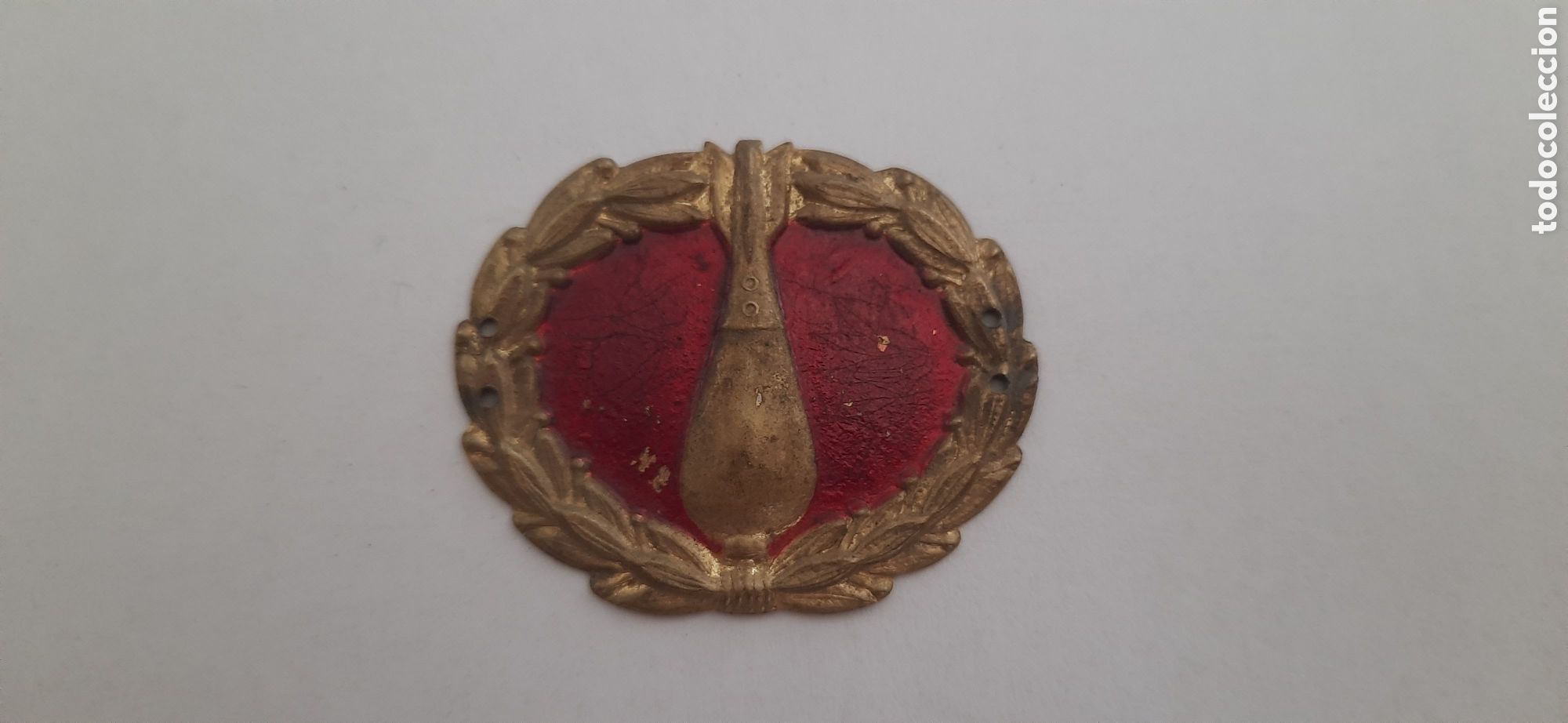 Militaria: insignia chapa apuntador bombardero