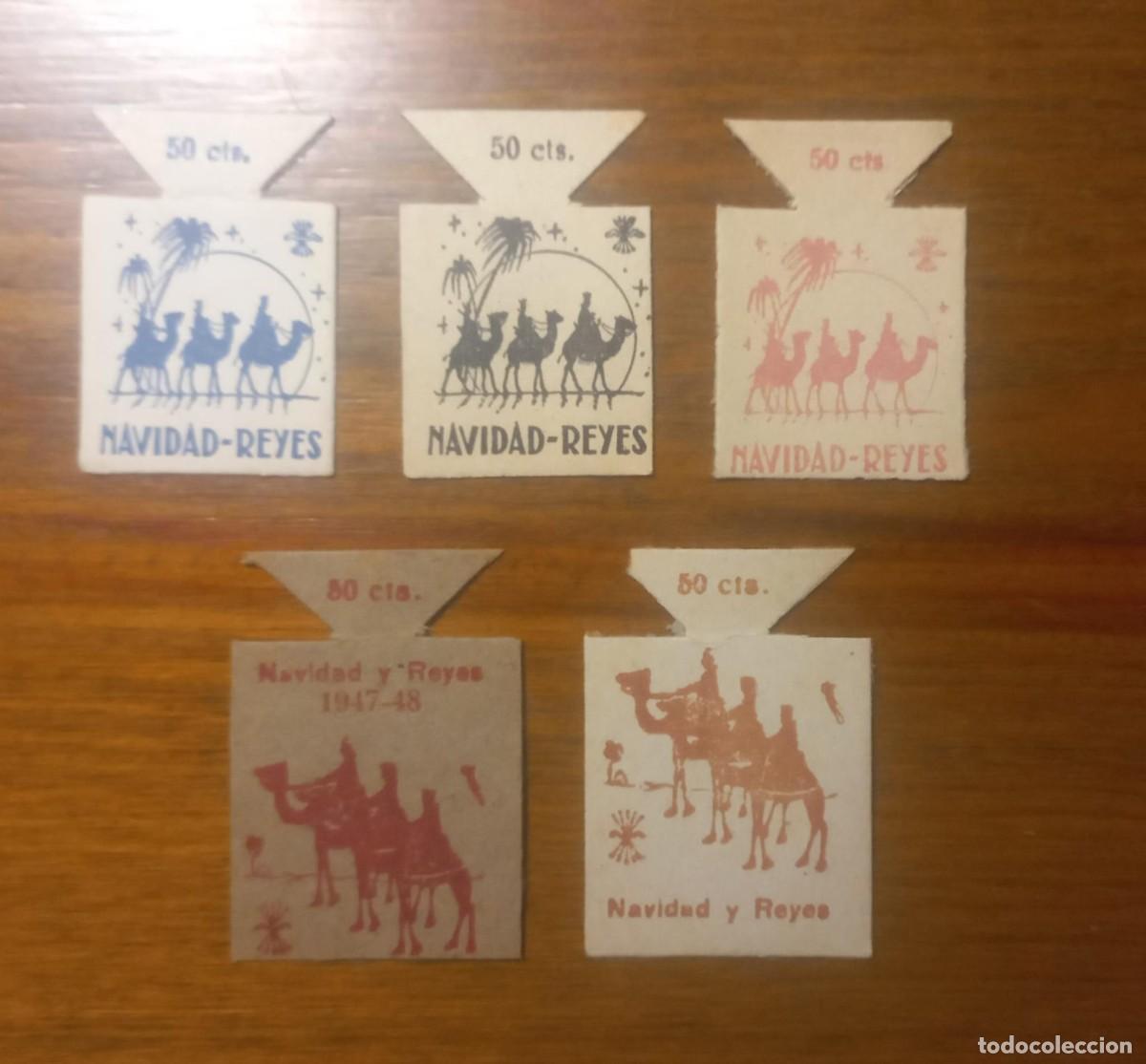 Militaria: UNO A ELEGIR, Emblemas auxilio social, FRENTE JUVENTUDES, falange, campa&ntilde;a navidad reyes.