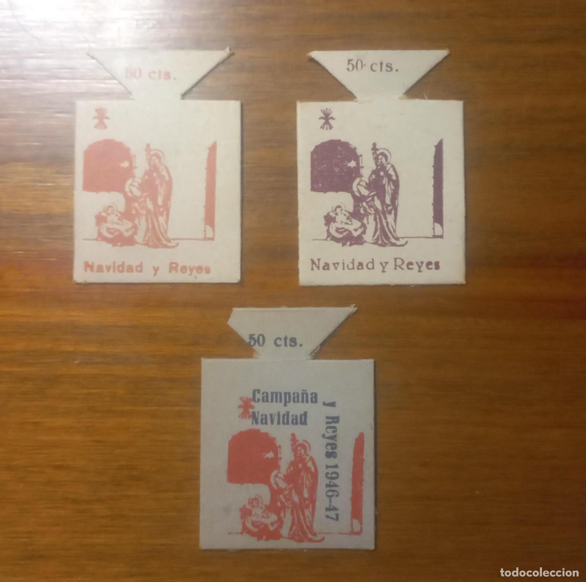Militaria: UNO A ELEGIR, Emblemas auxilio social, FRENTE JUVENTUDES, falange, campa&ntilde;a navidad reyes.