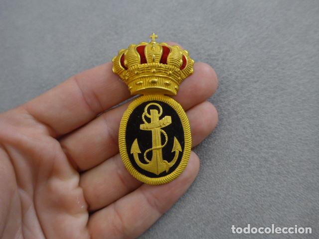Militaria: Antiguo gran emblema de la marina alfonsina, original, epoca de Alfonso XIII. Armada espa&ntilde;ola.