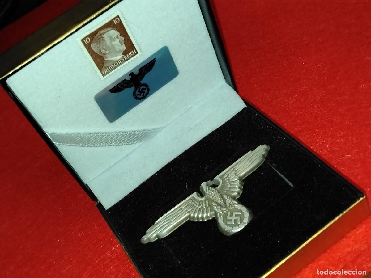 Militaria: ANTIGUA INSIGNIA DE SOMBRERO &Aacute;GUILA ALEMANA DE LA SEGUNDA GUERRA MUNDIAL