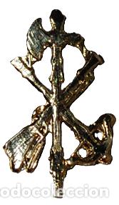 Militaria: INSIGNIA/EMBLEMA METALICO DE LA LEGION PARA GORRA TERESIANA A&Ntilde;OS 80