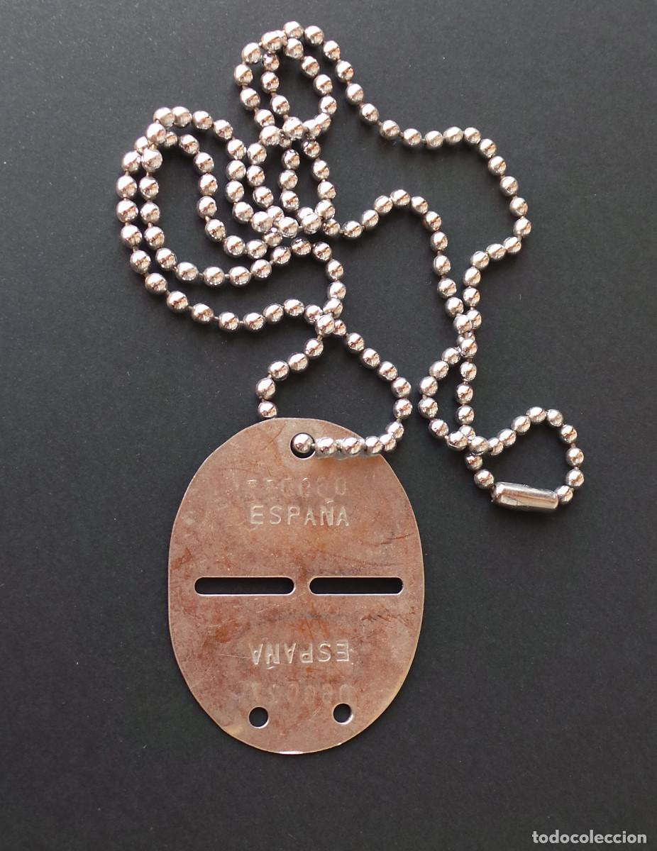Militaria: CHAPA IDENTIFICACI&Oacute;N ESPA&Ntilde;A.