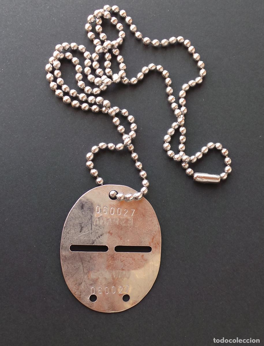 Militaria: CHAPA IDENTIFICACI&Oacute;N ESPA&Ntilde;A. - Foto 2