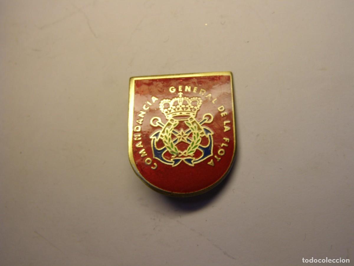 Militaria: Escudete insignia de la comandancia general de la flota.