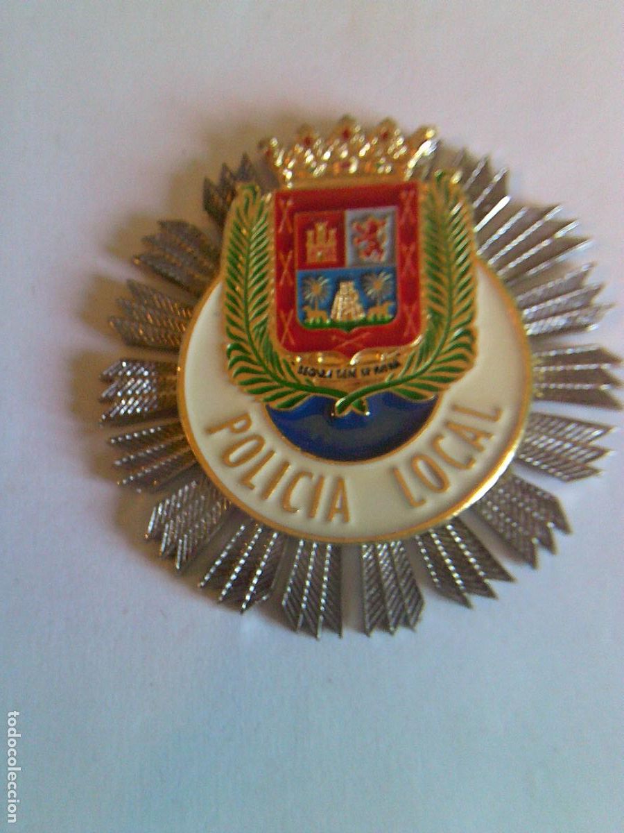 Militaria: Placa de polic&iacute;a local de Gran Canaria