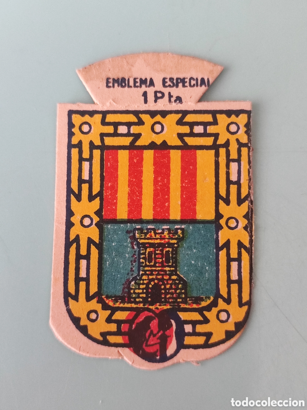 Militaria: Emblema especial auxilio social serie B n⁰ 294. Alicante