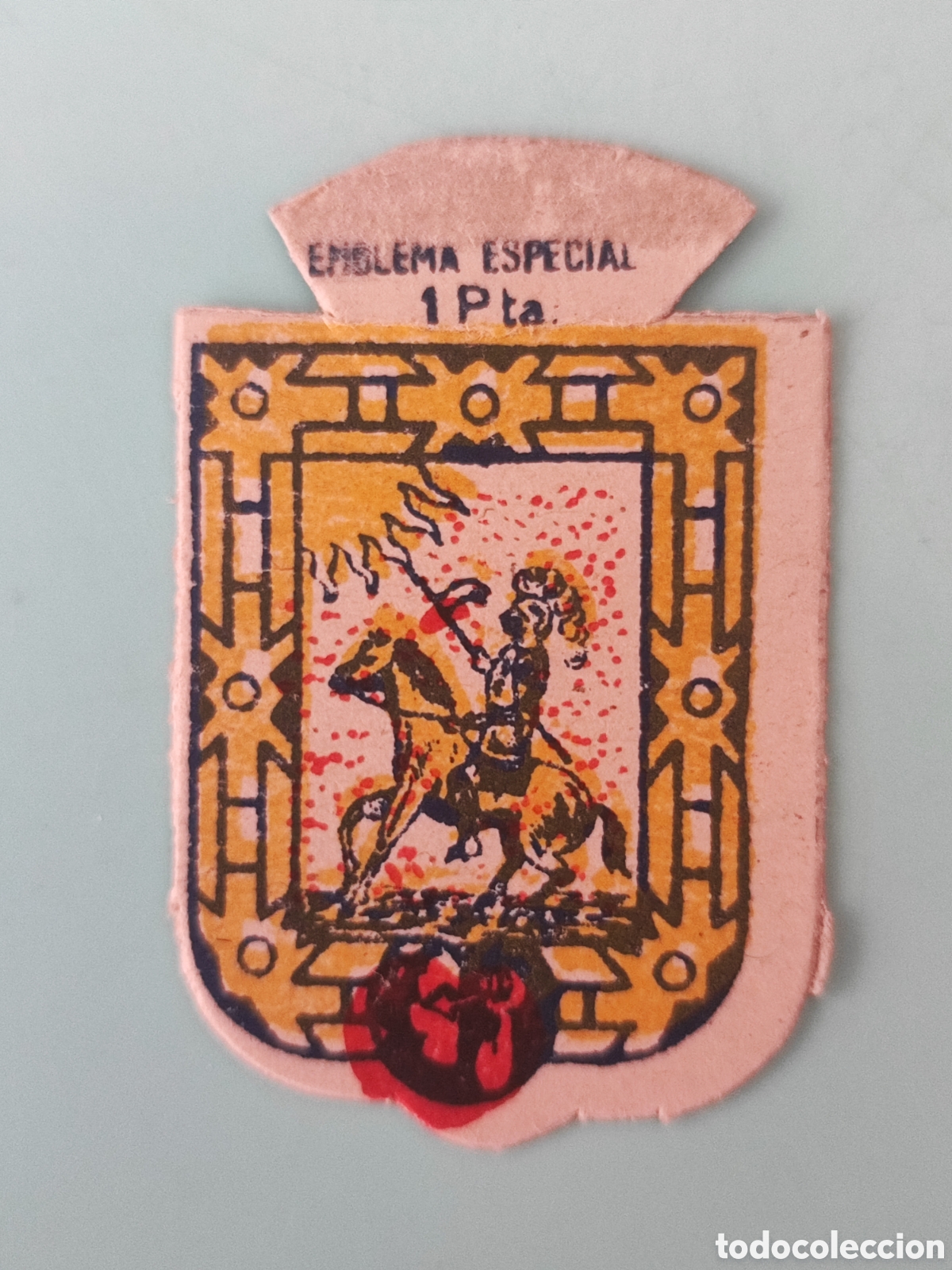 Militaria: Emblema especial auxilio social serie X n⁰40. Medinaceli