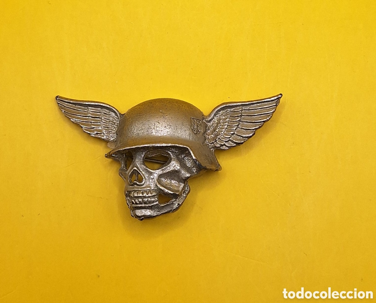 Militaria: Insignia Calavera con Alas - Foto 2