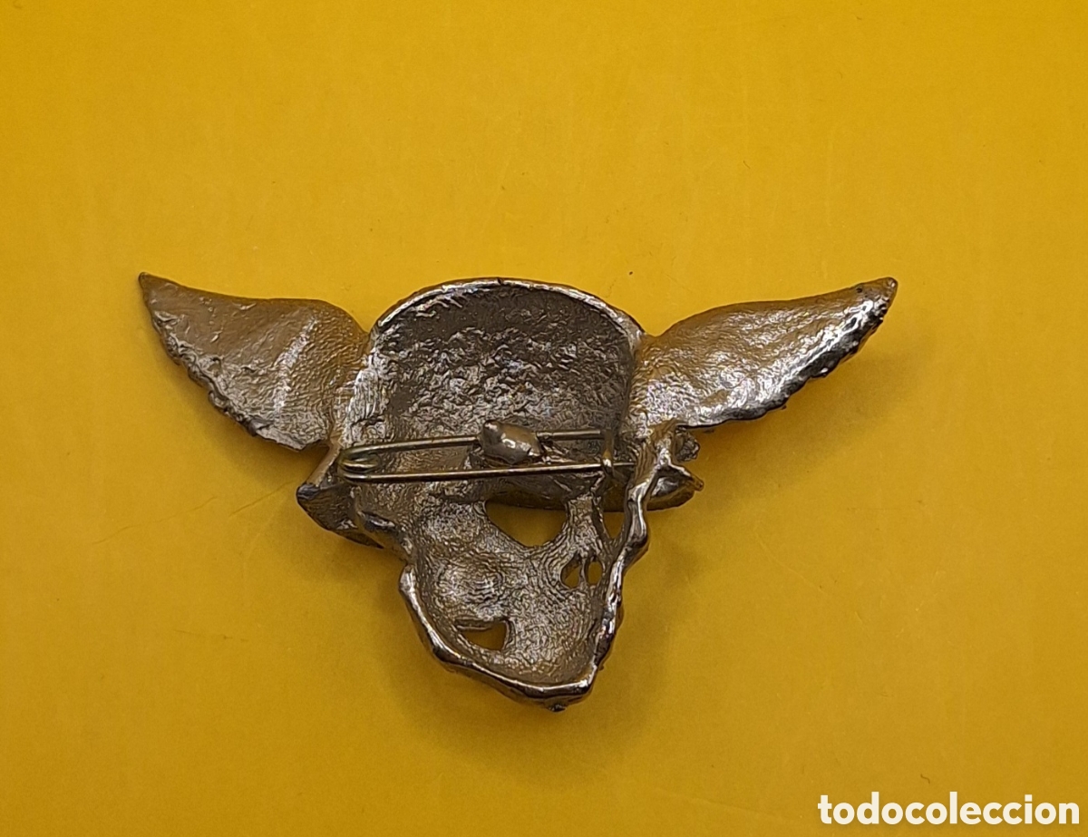 Militaria: Insignia Calavera con Alas - Foto 4