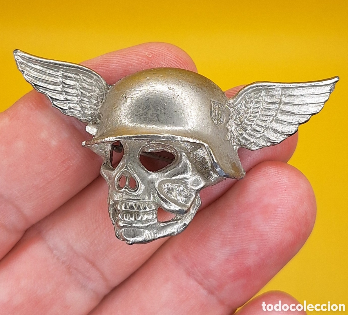 Militaria: Insignia Calavera con Alas - Foto 5