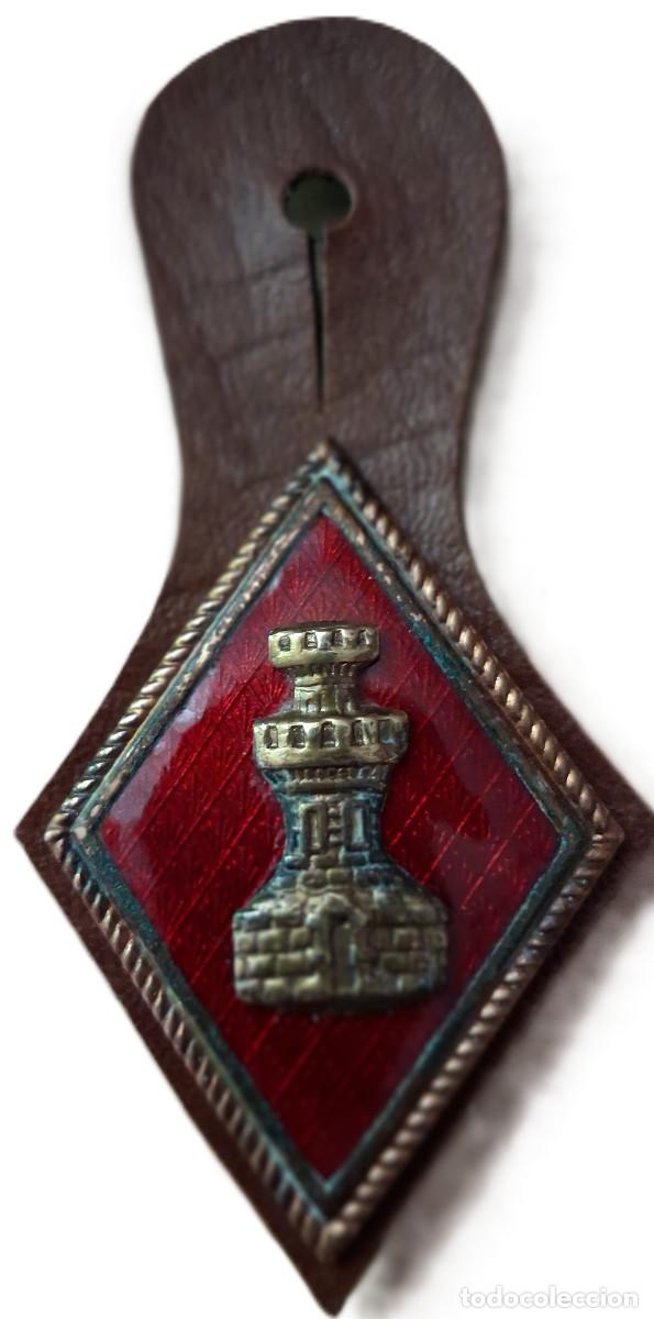 Militaria: PEPITO INGENIEROS ESMALTADO Y SOBREPUESTO 1
