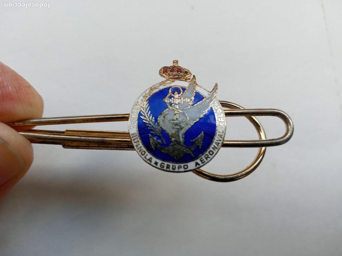 Militaria: ARMADA ESPA&Ntilde;OLA GRUPO AERONAVAL : PISACORBATA FLOTA . ESMALTADO