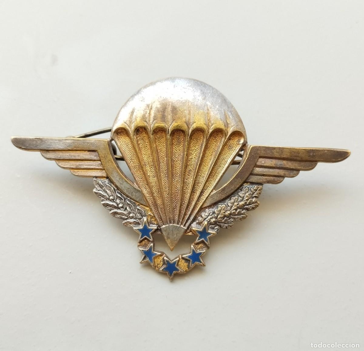 Militaria: Distintivo Paracaidista Militar Frances