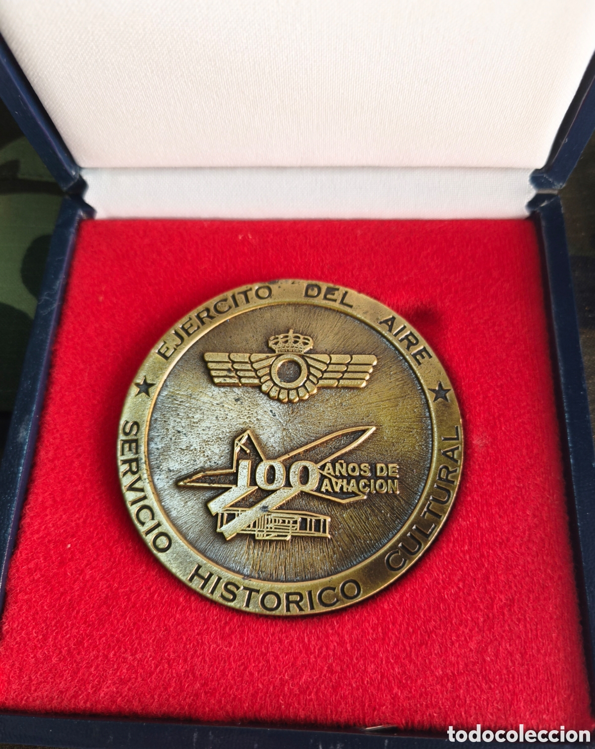 Militaria: MEDALL&Oacute;N DEL SERVICIO HIST&Oacute;RICO CULTURAL 100 A&Ntilde;OS DE AVIACI&Oacute;N EJ&Eacute;RCITO DEL AIRE