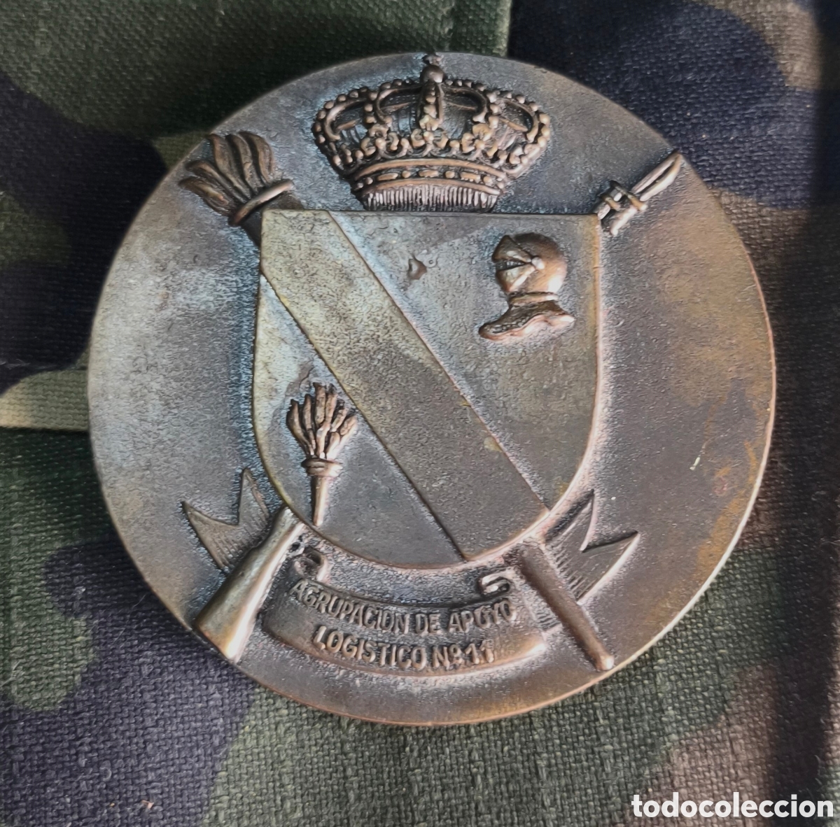 Militaria: MEDALLA DE LA AGRUPACI&Oacute;N LOG&Iacute;STICA N&deg;11 6&times;O,4 CMS