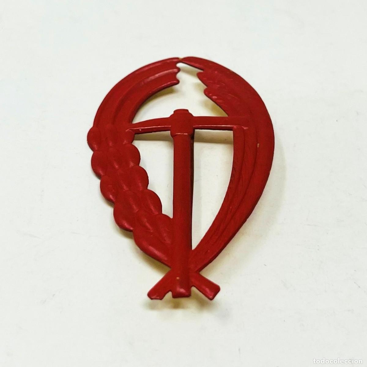 Militaria: Insignia CNS Central Nacional Sindicalista &ndash; Falange Espa&ntilde;ola &Eacute;poca Franquista