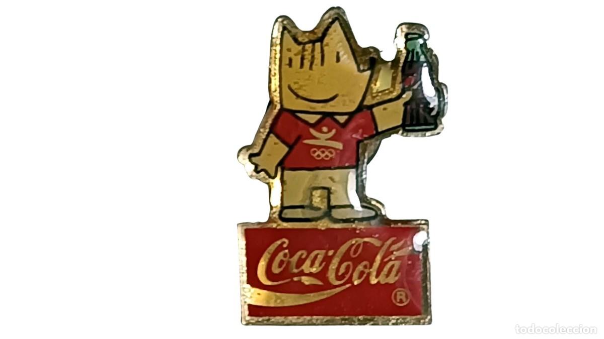 Militaria: PIN COLECCIONABLE - COBI MASCOTA OFICIAL BARCELONA '92 - COCA-COLA - JAVIER MARISCAL - RETRO