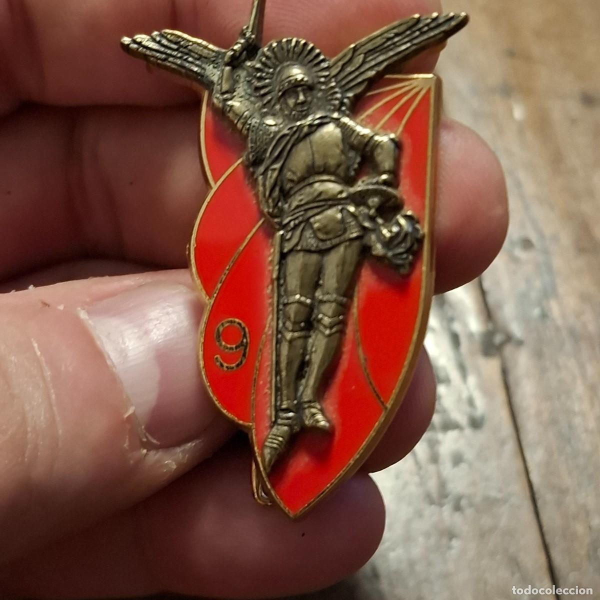 Militaria: INSIGNIA MILITAR FRANCESA ORIGINAL DEL 9&ordm; REGIMIENTO DE CAZADORES PARACAIDISTAS