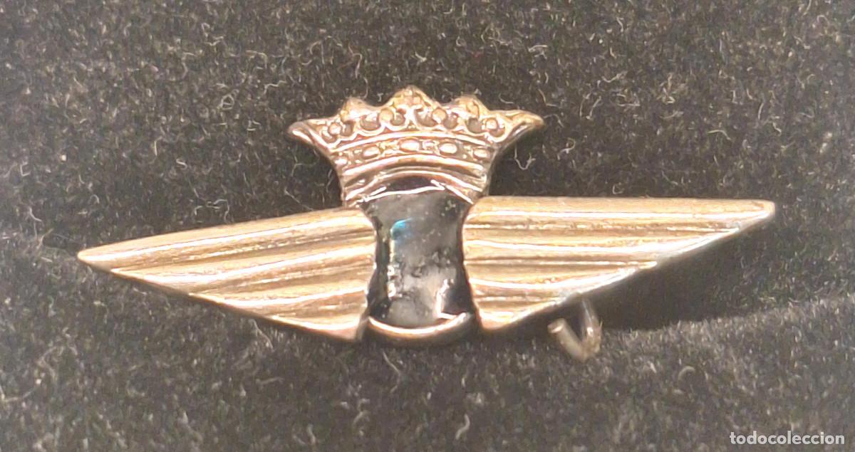 Militaria: Insignia Aguja Imperdible Esmaltada Aviacion