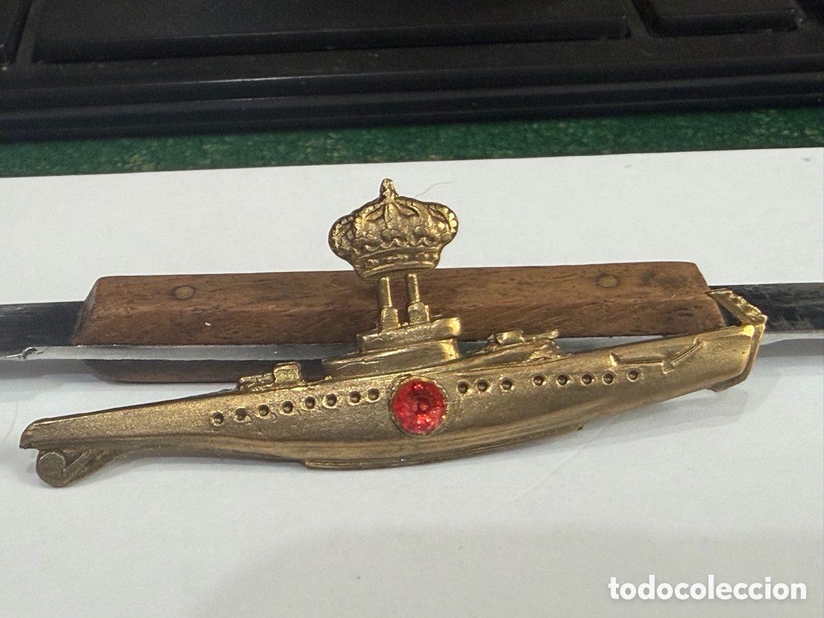 Militaria: Insignia Armada Espa&ntilde;ola - Submarino Piedra Roja - Marina de Guerra - &Eacute;poca de Juan Carlos I -