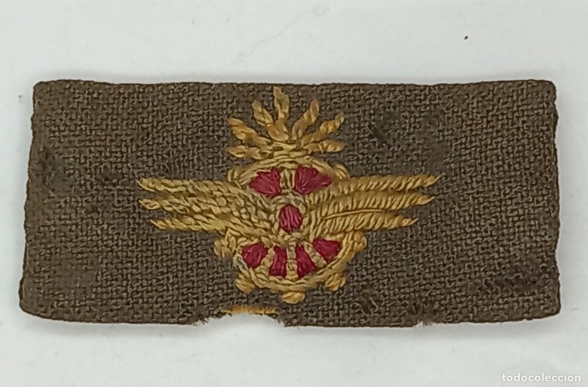 Militaria: DIFICIL ROKISKI DE LA GUERRA CIVIL ESPA&Ntilde;OLA EN PARCHE DE TELA - CUERPO DE TRENES, EJERCITO REPUBLICO