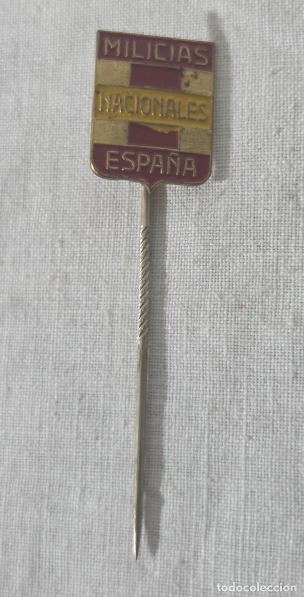 Militaria: Insignia Alfiler Milicias Nacionales
