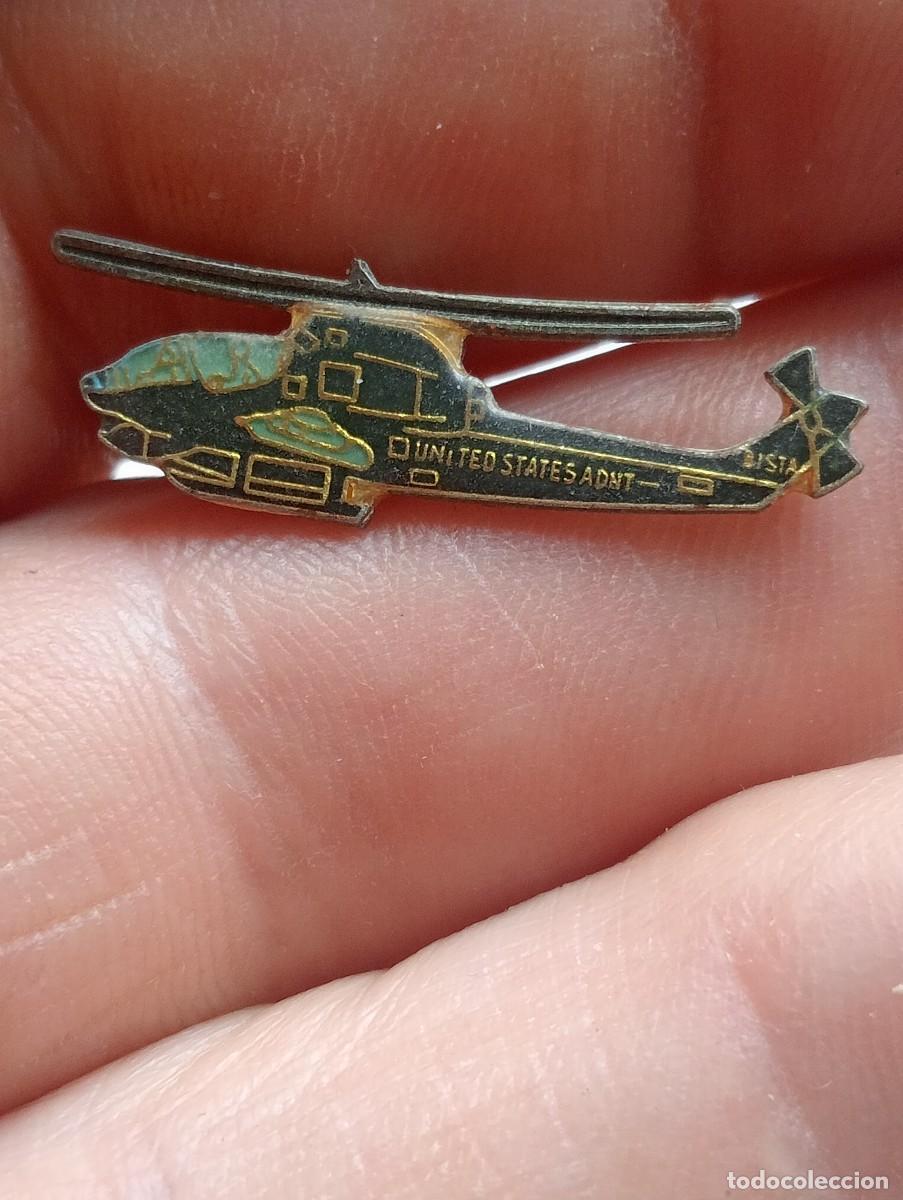 Militaria: PINS HELIC&Oacute;PTERO MILITAR EJERCITO USA UNITET STATES OF AMERICA