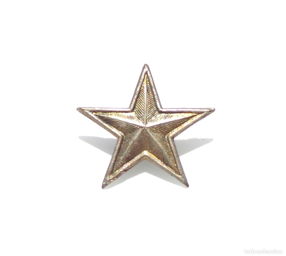 Militaria: ESTRELLA GRADO SUBTENIENTE. 2,5 CM DE DI&Aacute;METRO.