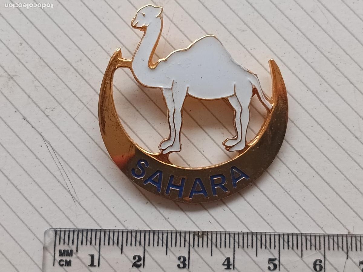 Militaria: Sahara Occidental. Placa. Tropas n&oacute;madas