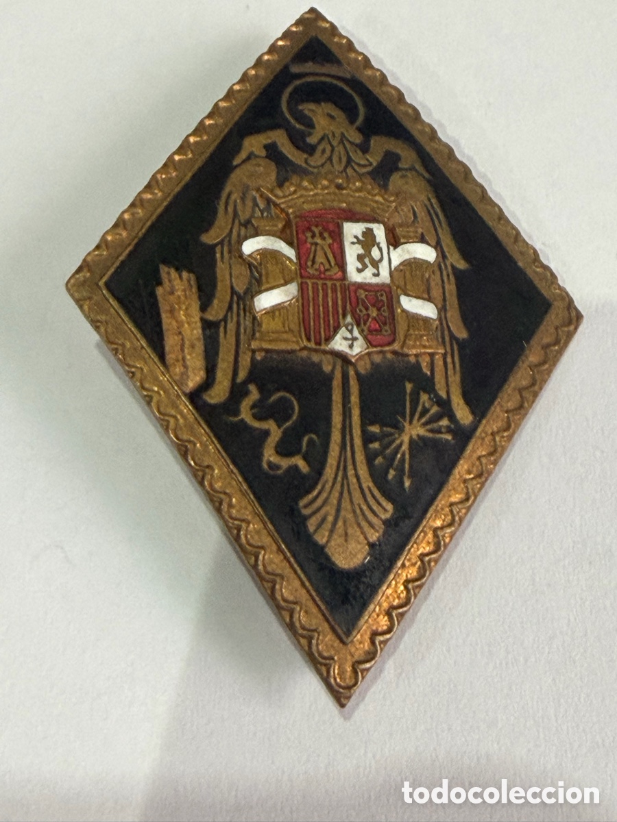 Militaria: Rombo Polic&iacute;a Territorial del S&aacute;hara - con escudo en dos piezas -