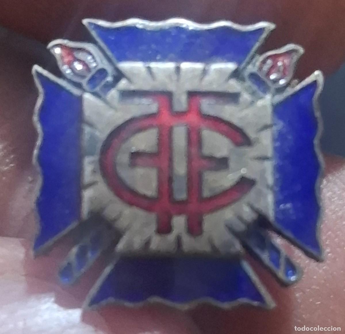 Militaria: Rara insignia de solapa (periodo entreguerras).Croix de Feu* &rdquo;La Cruz de Fuego&rdquo;.(Ver descripci&oacute;n)&rdquo;