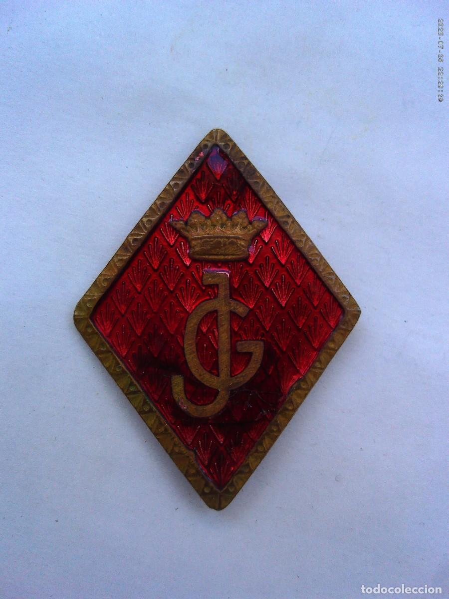 Militaria: GUARDIA CIVIL : ROMBO DE CUELLO DE GUARDIA JOVEN . EPOCA DE FRANCO
