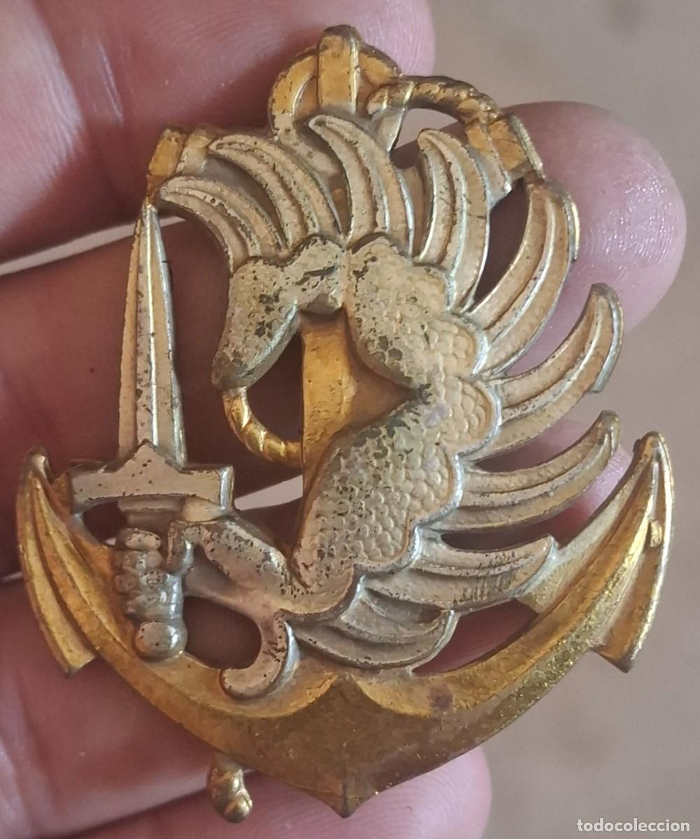 Militaria: Antigua insignia Paracaidista de las Tropas de Marina Francia