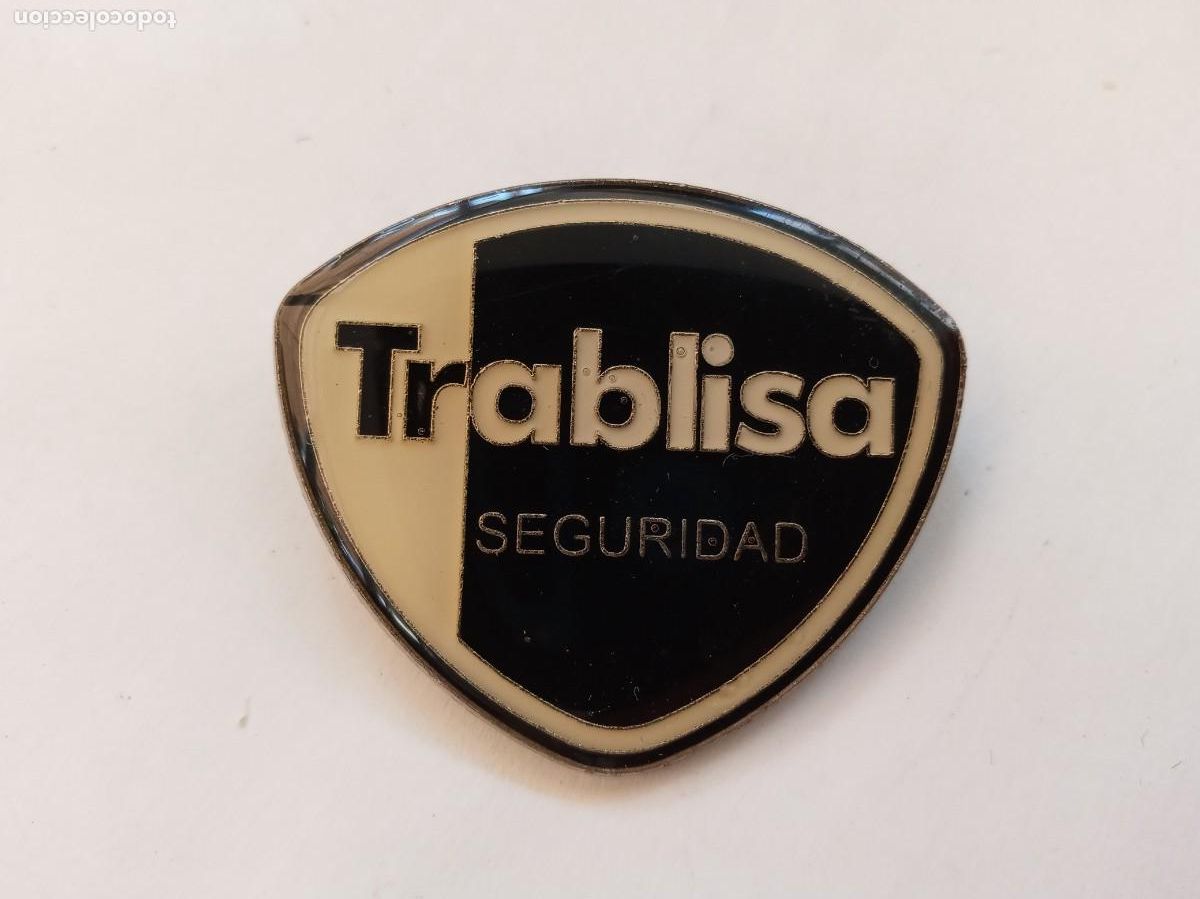 Militaria: SEGURIDAD PRIVADA : EMBLEMA DE PECHO DE LA EMPRESA TRABLISA