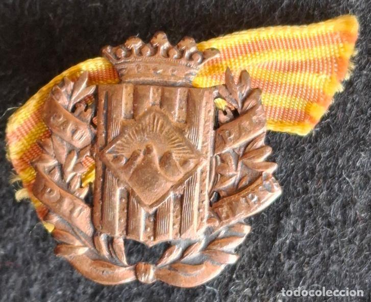 Militaria: (P-540)Insignia Pau Pau Pau Sempre - Cos Somatenes Catalunya - Montserrat