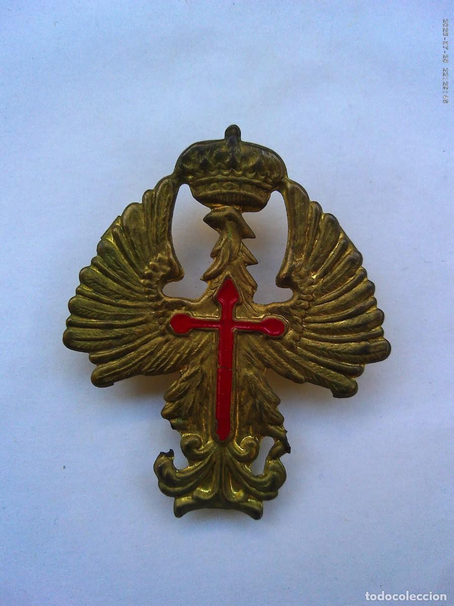 Militaria: EMBLEMA DEL AGUILA DE SAN JUAN PARA GORRA O BOINA , EPOCA JUAN CARLOS DE LOS PRIMEROS