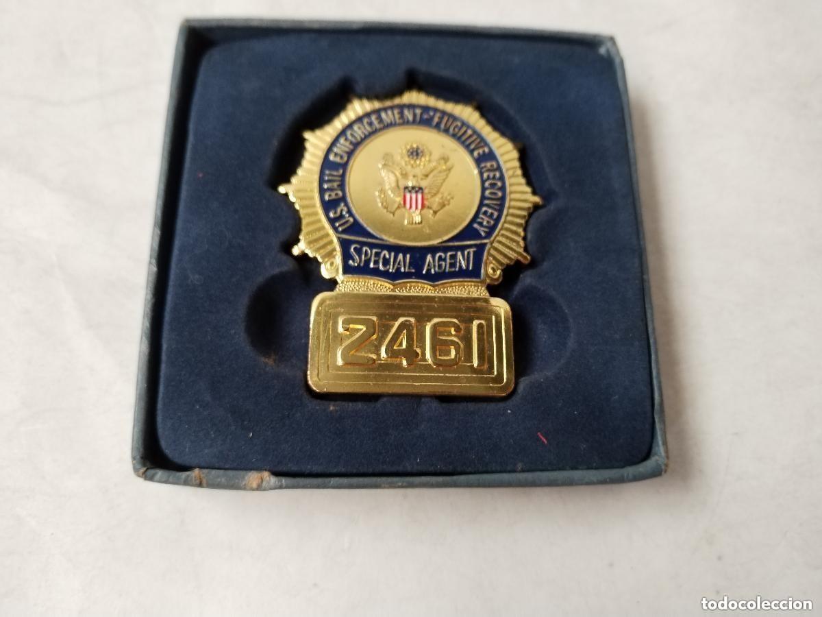 Militaria: PLACA ESTRELLA POLICIA V.S. BAIL ENFORCEMENTE FUGITIVE RECOVERY SPECIAL AGENT 2461