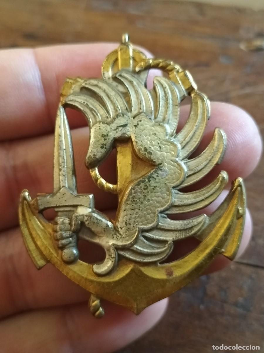 Militaria: Antigua insignia Paracaidista de las Tropas de Marina
