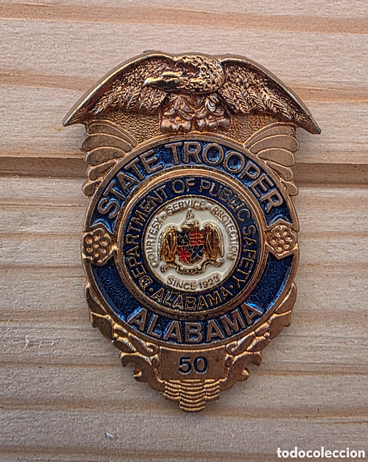 Militaria: Pin de la Polic&iacute;a del estado de Alabama EEUU