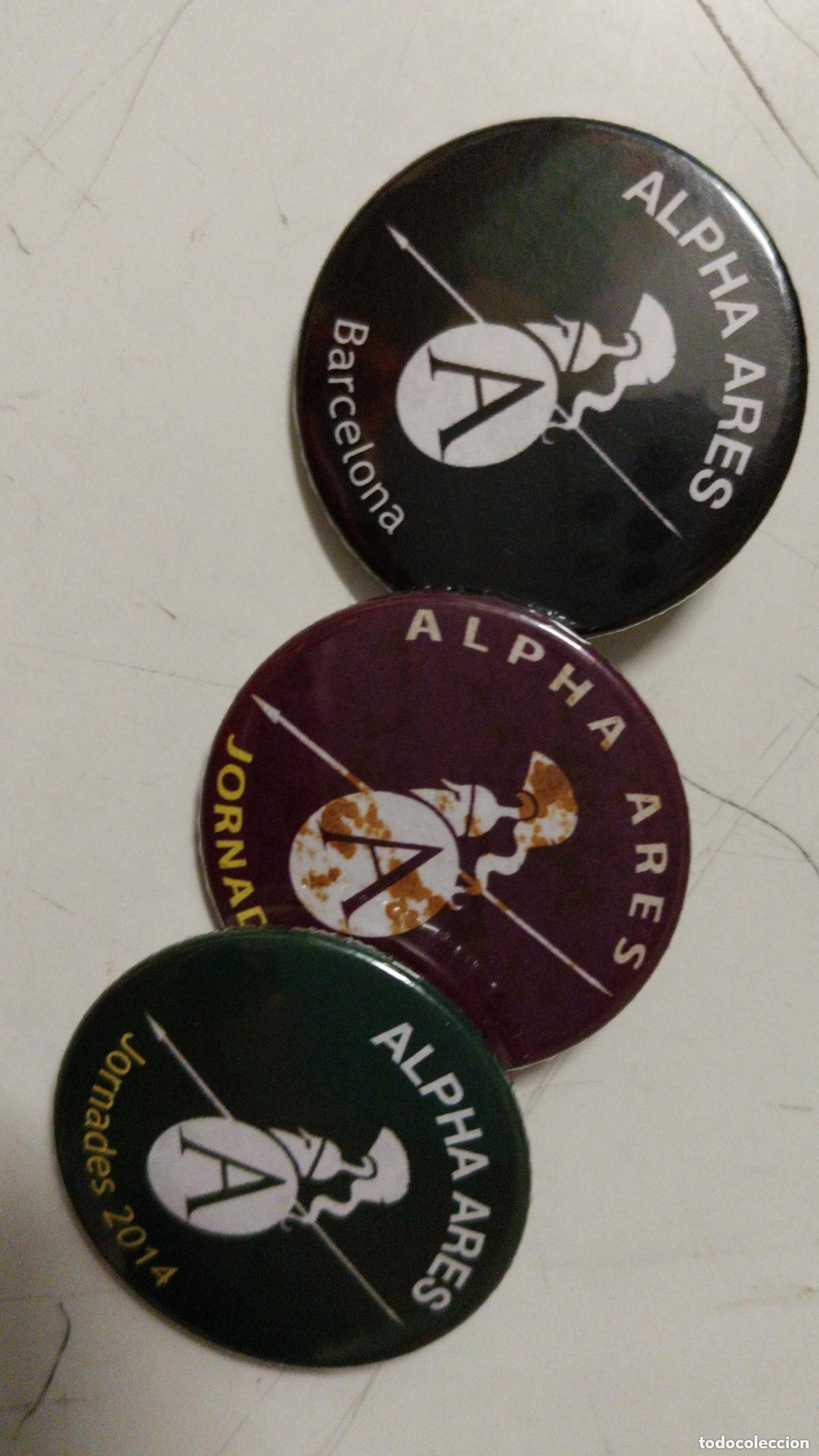 Militaria: pins jornadas alpha ares