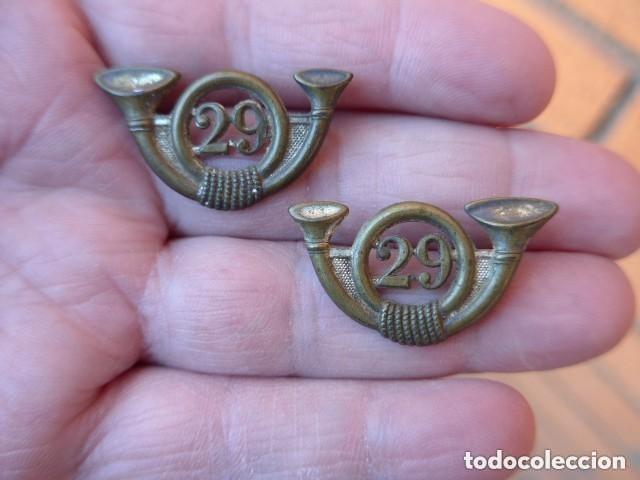 Militaria: ANTIGUOS EMBLEMAS CAZADORES N&Uacute;MERO 29 - CUBA - FILIPINAS