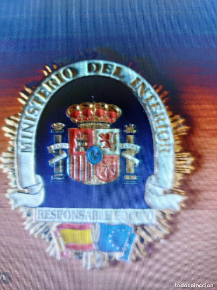 Militaria: PLACA MINSTERIO DEL INTERIOR COLECCIONISMO - Foto 1
