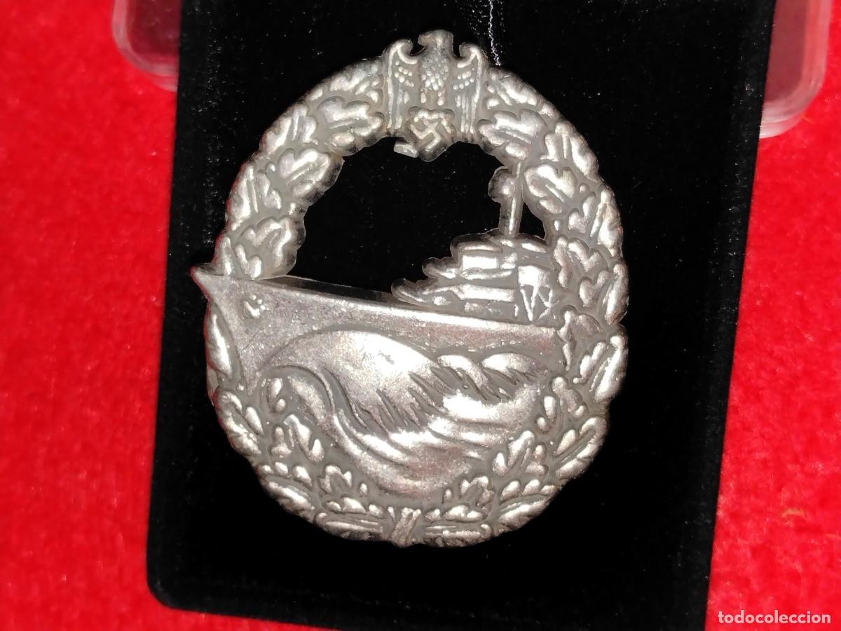 Militaria: DISTINTIVO DE COMBATE DE DESTRUCTORES,WW2 ALEMANIA-GRAN ALMIRANTE ERICH READER 1940