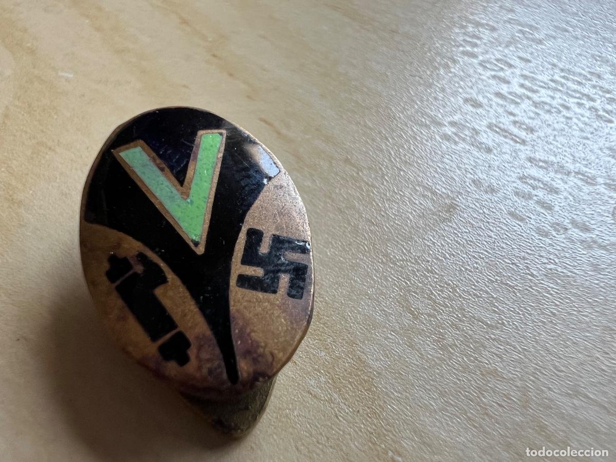 Militaria: INSIGNIA VICTORIA DEL EJE ITALIANO ALEMAN NAZI FASCISTA VICTORIA ESPA&Ntilde;OLA DE PORTABELLA
