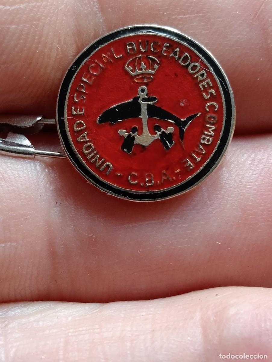 Militaria: INSIGNIA PINS ARMADA ESPA&Ntilde;OLA UNIDAD ESPECIAL DE BUCEADORES DE COMBATE CBA