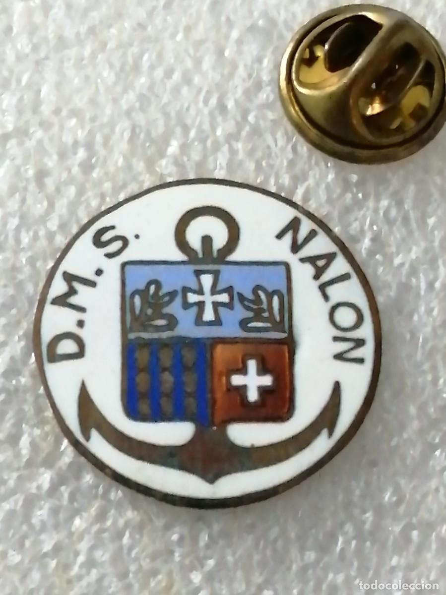 Militaria: PIN 000 ANTIGUO DRAGAMINAS NALON M21 ASTURIAS EEUU ARMADA ESPA&Ntilde;OLA ESMALTADO CALIDAD
