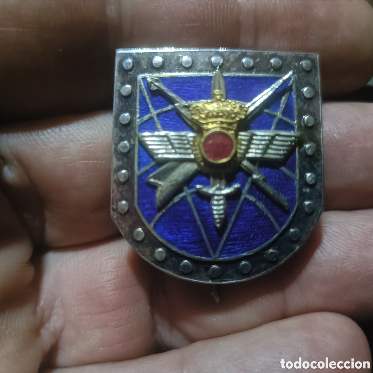 Militaria: Distintivo Curso Controlador de Interceptaci&oacute;n A&eacute;rea para General, Jefe y Oficiales final a&ntilde;os 70