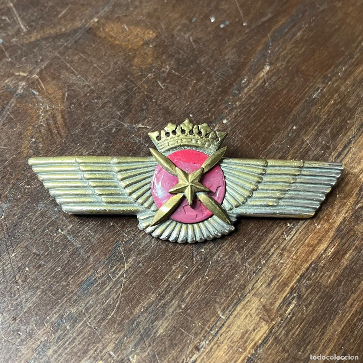 Militaria: Alas de piloto observador primer modelo, &eacute;poca de Franco.