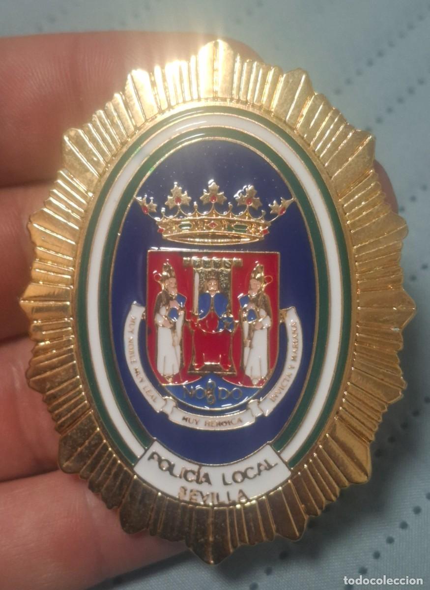 Militaria: Placa original de la policia local de Sevilla